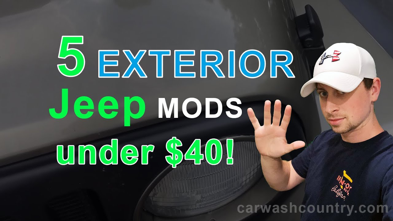 5 Cheap Jeep Wrangler TJ Exterior Mods Under $40!