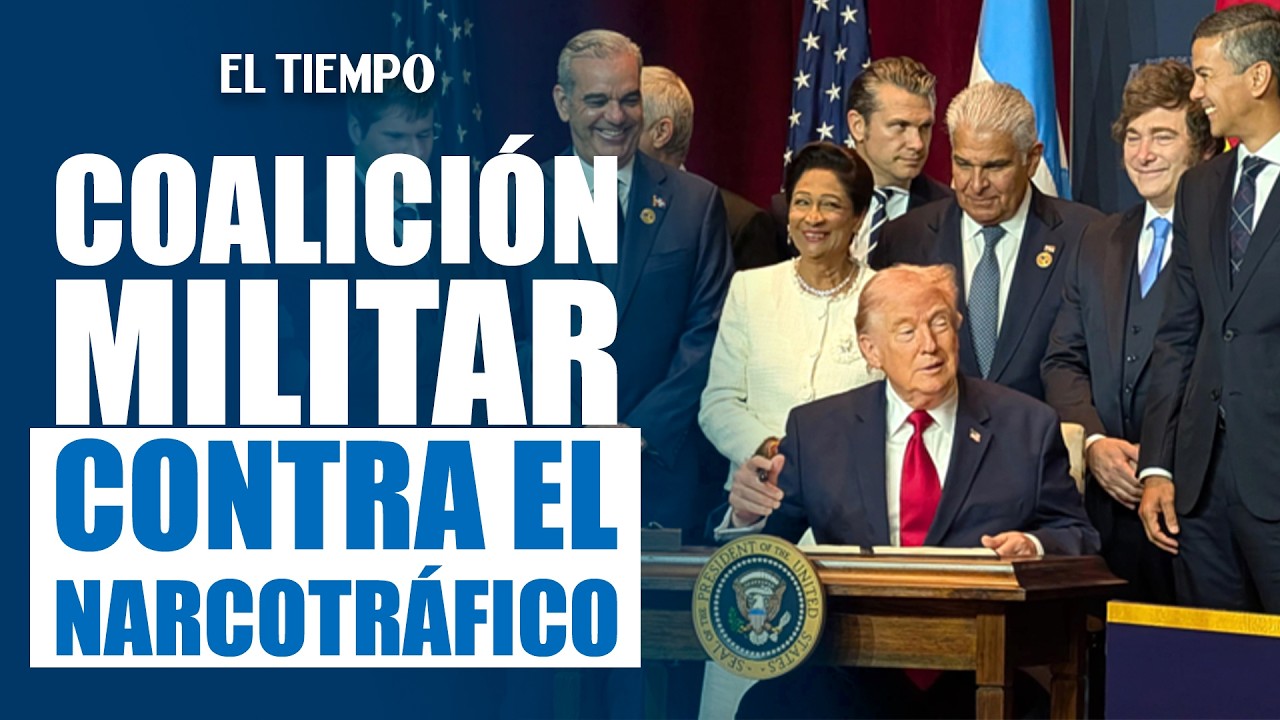 Trump lanza coalición militar contra carteles y reconoce al gobierno de Venezuela | EL TIEMPO