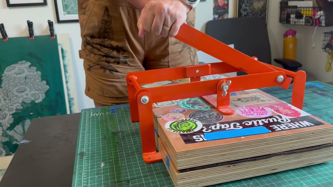 Stunning Block Prints with Woodzilla Hand Lino Press