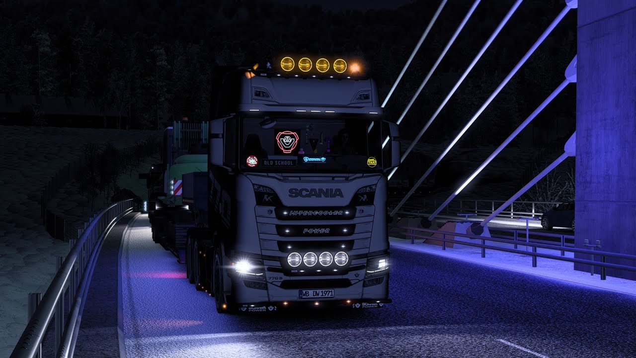 Euro Truck Simulator 2 | Southern Norway from Dombås to Kristiansand |SCANIA V8 770S