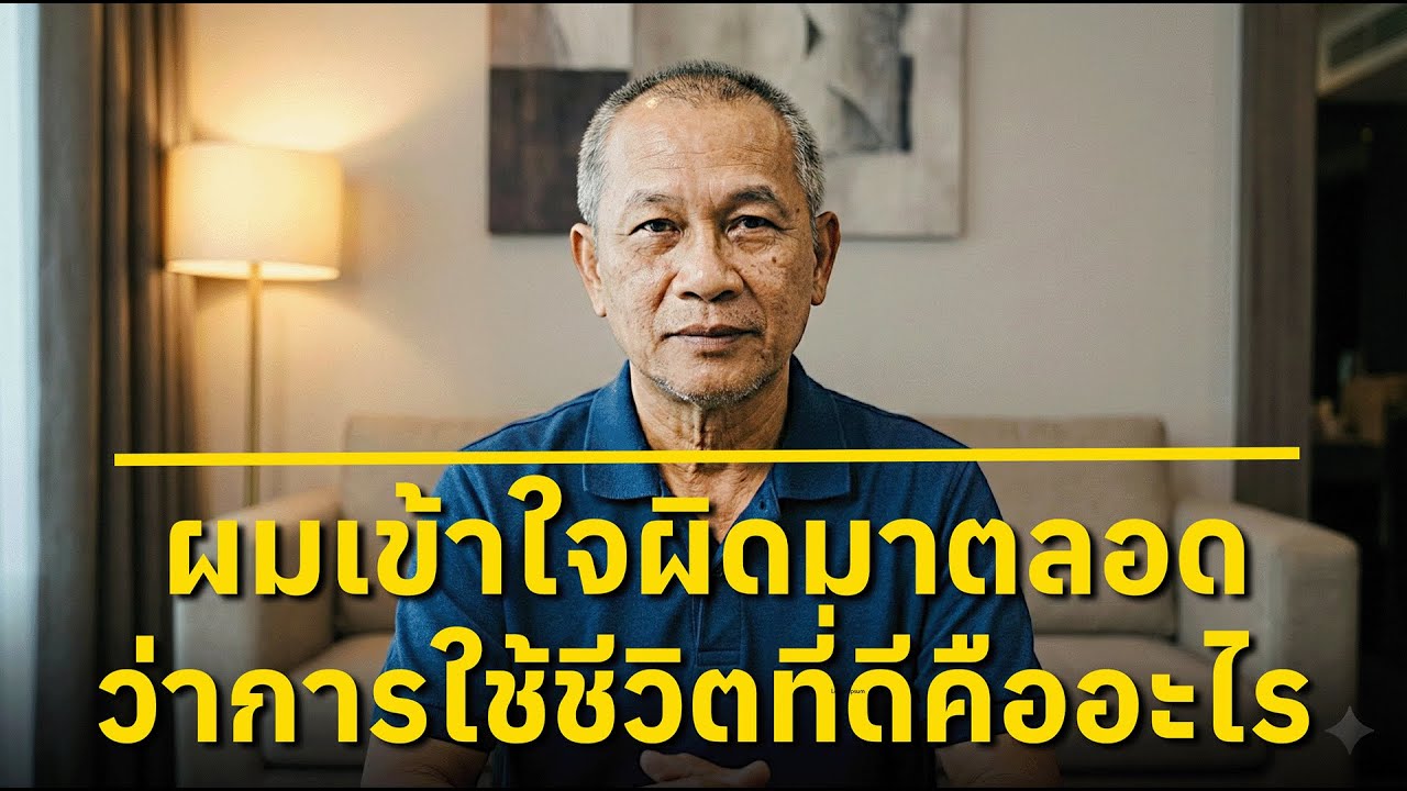 ผมเข้าใจผิดมาตลอดเกี่ยวกับการใช้ชีวิตให้ดีจริงๆ หลังอายุ 60