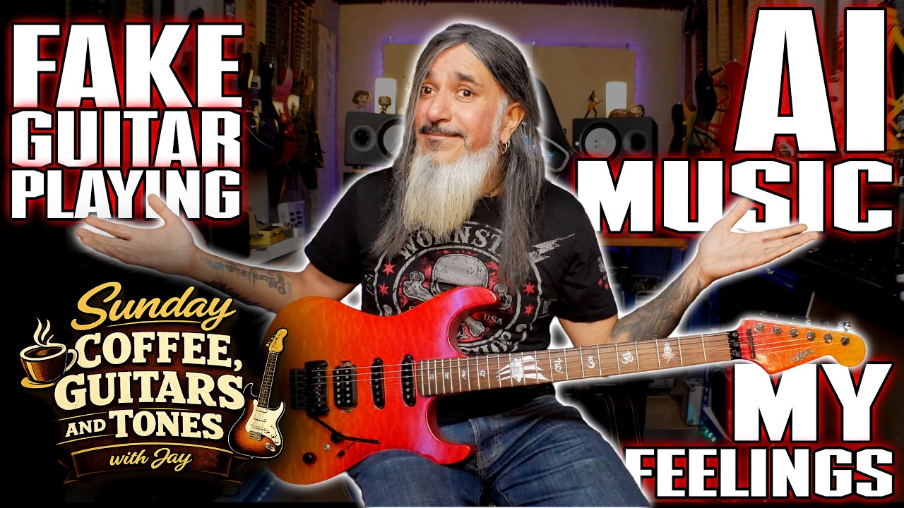Fake Guitar Playing And AI Music… My Feelings | Sunday Coffee, Guitars and Tones