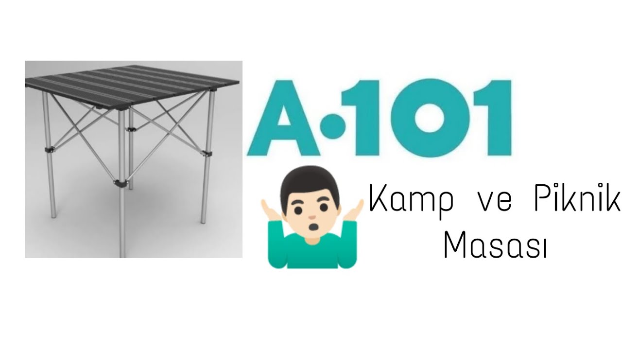 A 101 den aldığım Lerato Marka Kamp ve Piknik masası ( kurulum ve inceleme )