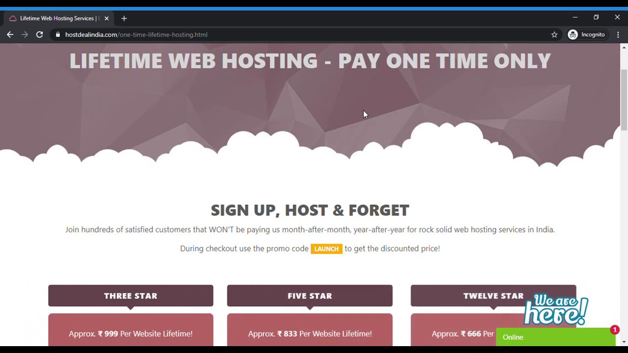 How To Buy Lifetime Hosting - One Time Hosting Plan - No Renewals !!
