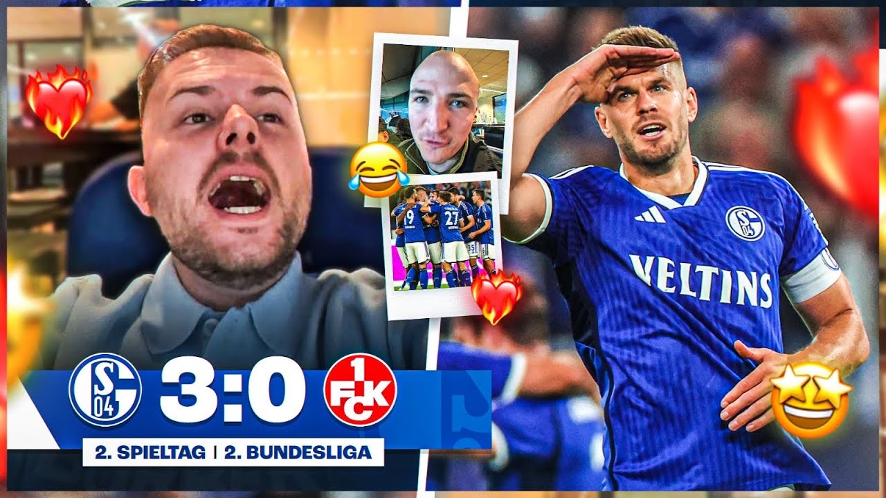 2x ROTE KARTE 😨 + 1. Heimspiel 😍 Schalke vs Kaiserslautern STADION VLOG 🏟️