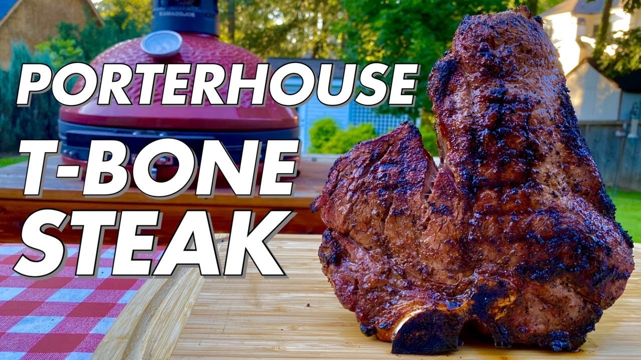 The Perfect T-Bone Porterhouse Steak on the Kamado Joe | KamadoMax 4K