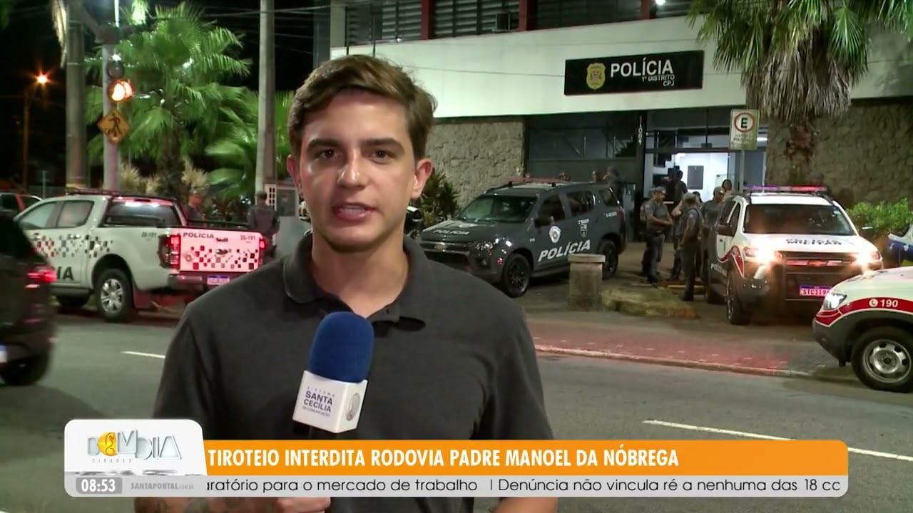 Tiroteio interdita Rodovia Padre Manoel da Nóbrega - 18/2/26