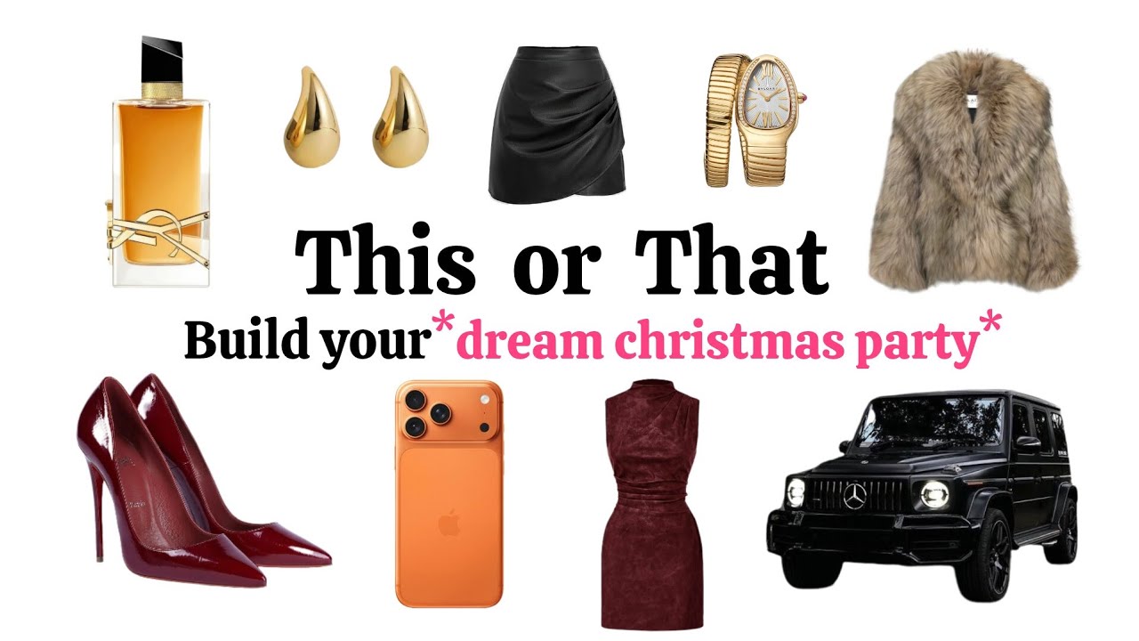 THIS OR THAT | Build Your Dream christmas Party 😍🌲