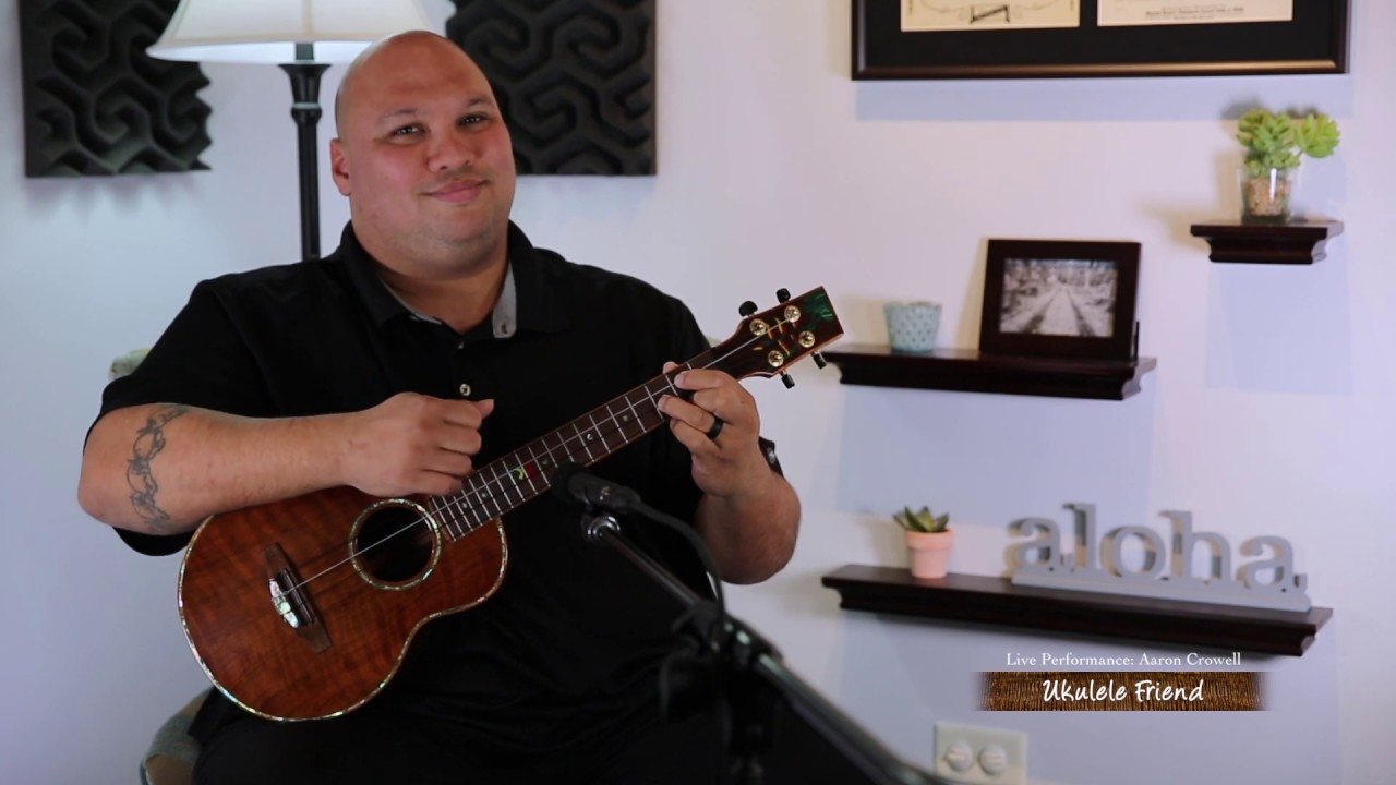 Aaron Crowell and Custom Pegasus Tenor Ukulele - (UKULELE FRIEND: Live Performance)