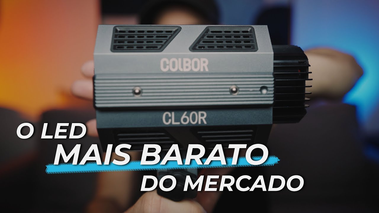 O que o LED COLBOR CL 60 RGB tem de tão especial? | Review com IMAGENS E TESTES