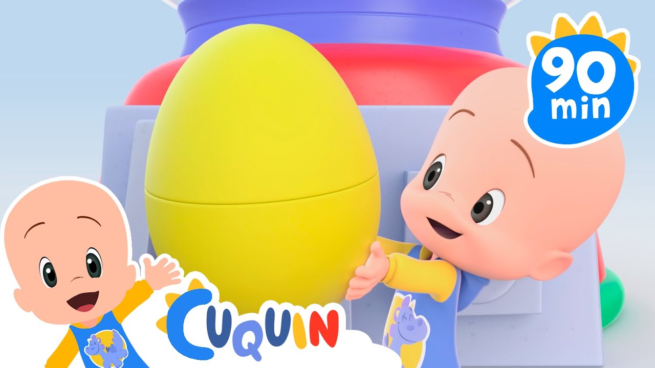 ¡Máquina de bolas! Colores, animales y más con Cuquín | Caricaturas y dibujos animados para bebés