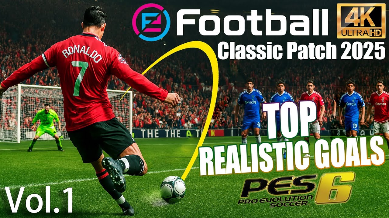 PES 6 (2026) Classic Patch - The best realistic goals and moments from Alex gameplay PES 2021 Vol.1