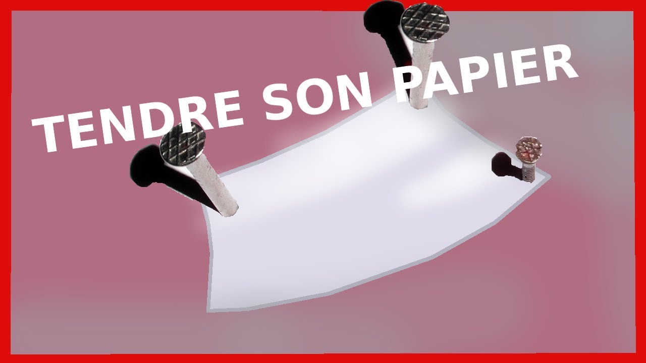 COMMENT TENDRE SON PAPIER D'AQUARELLE ?
