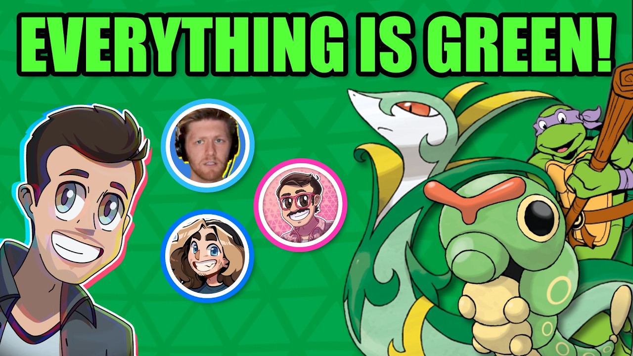 Викторина по Pok&eacute;mon, но ВСЁ ЗЕЛЁНОЕ!?