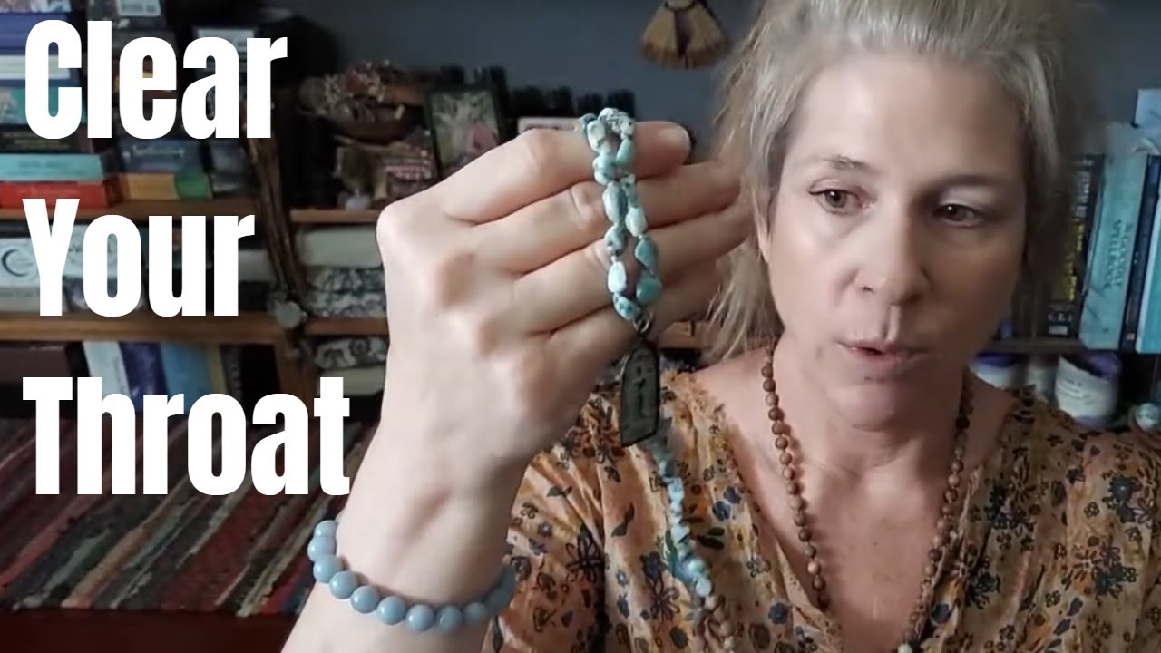 🌀 Throat Chakra Healing 💙 Sat Nam Mantra + Gemstones for Truth & Expression