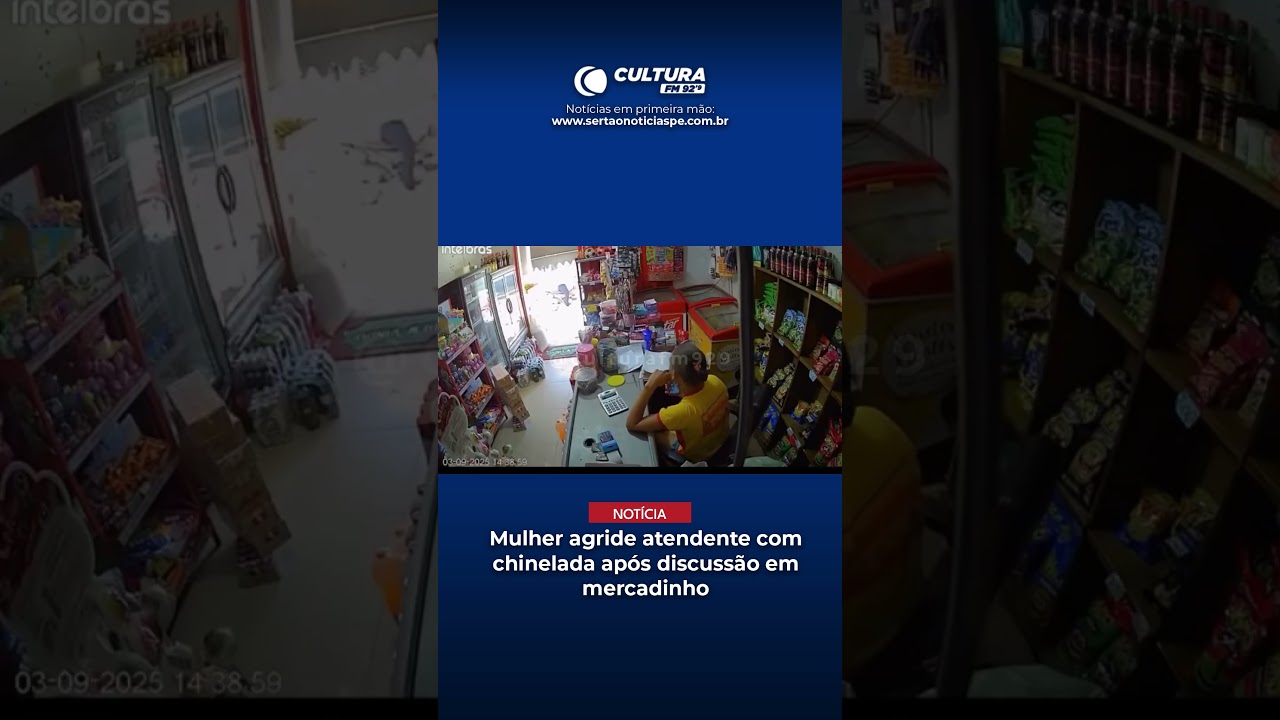 Mulher agride atendente com chinelada ap&oacute;s discuss&atilde;o em mercadinho