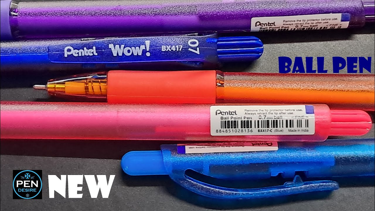 Pentel Wow BX417 Ball Pen RT an INR 10 Pen - 794