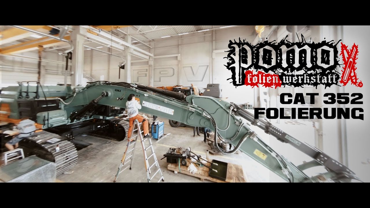 Foiling the CAT 352 excavator - cinematic FPV