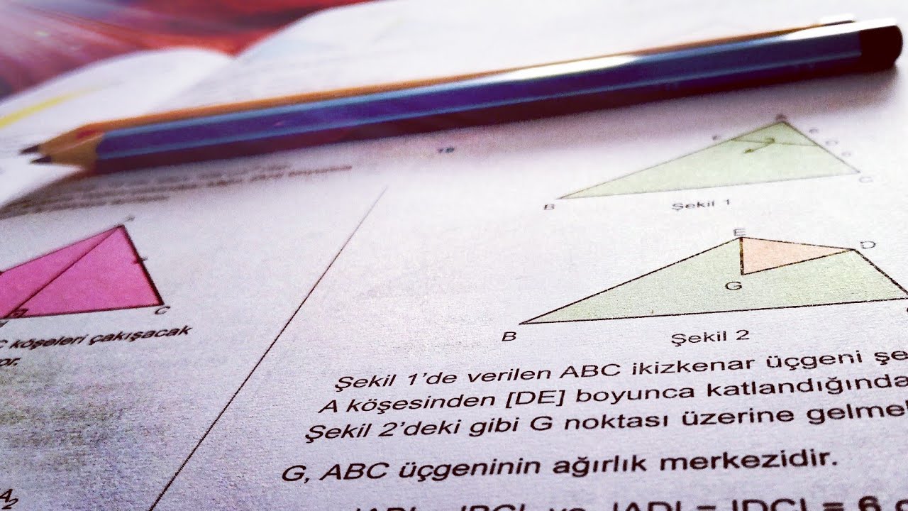 Katlamalı ÖSYM'lik 1 Soru + 1 Soru Daha...👍Günay Yayınları Üçgenler Kitabı..