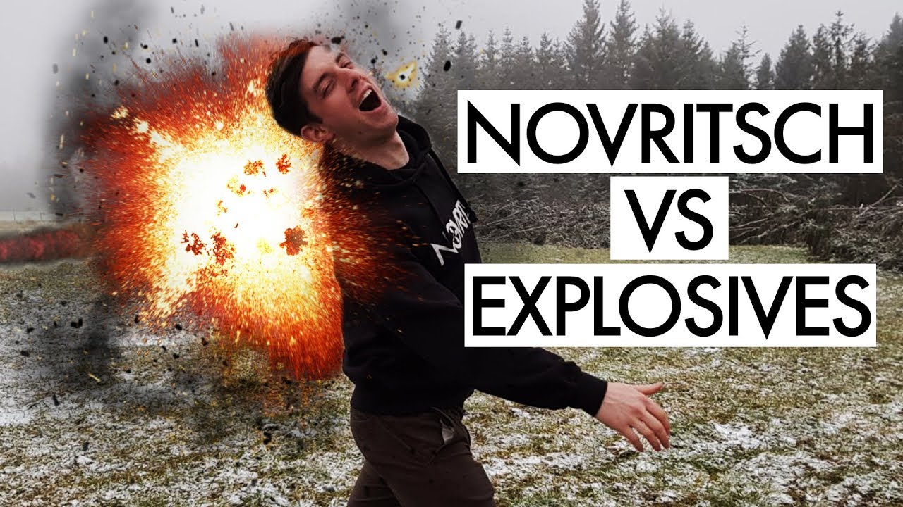 NOVRITSCH getting shot with EXPLOSIVES