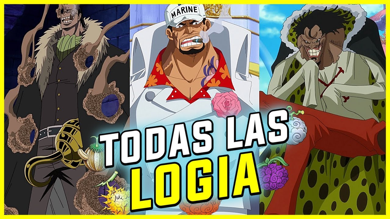 🔥 ¡TODAS las AKUMA NO MI del TIPO LOGIA de ONE PIECE! ⚡️ 16 Frutas del diablo  #onepiece
