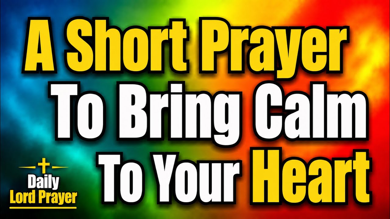 Why is prayer so important ? Listen in silence to this profound prayer - morning prayer