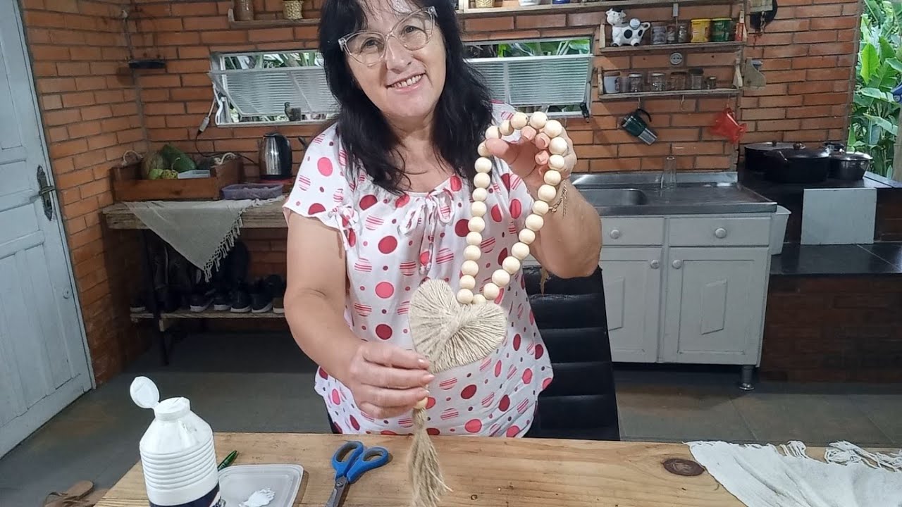 COMO FAZER UM COLAR PARA DECORAÇÃO DE MESA RÚSTICA