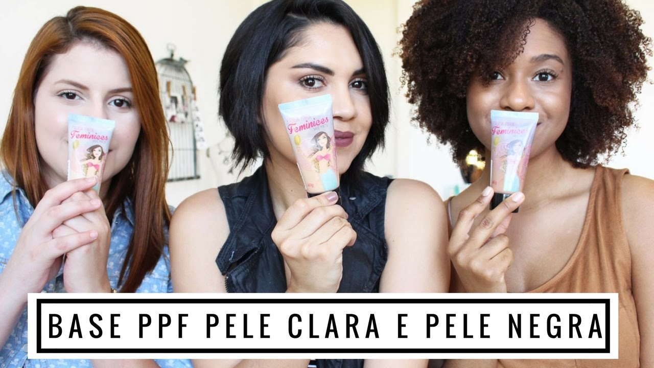 Base PPF | Coleção Completa + Teste em Pele Clara e Pele Negra