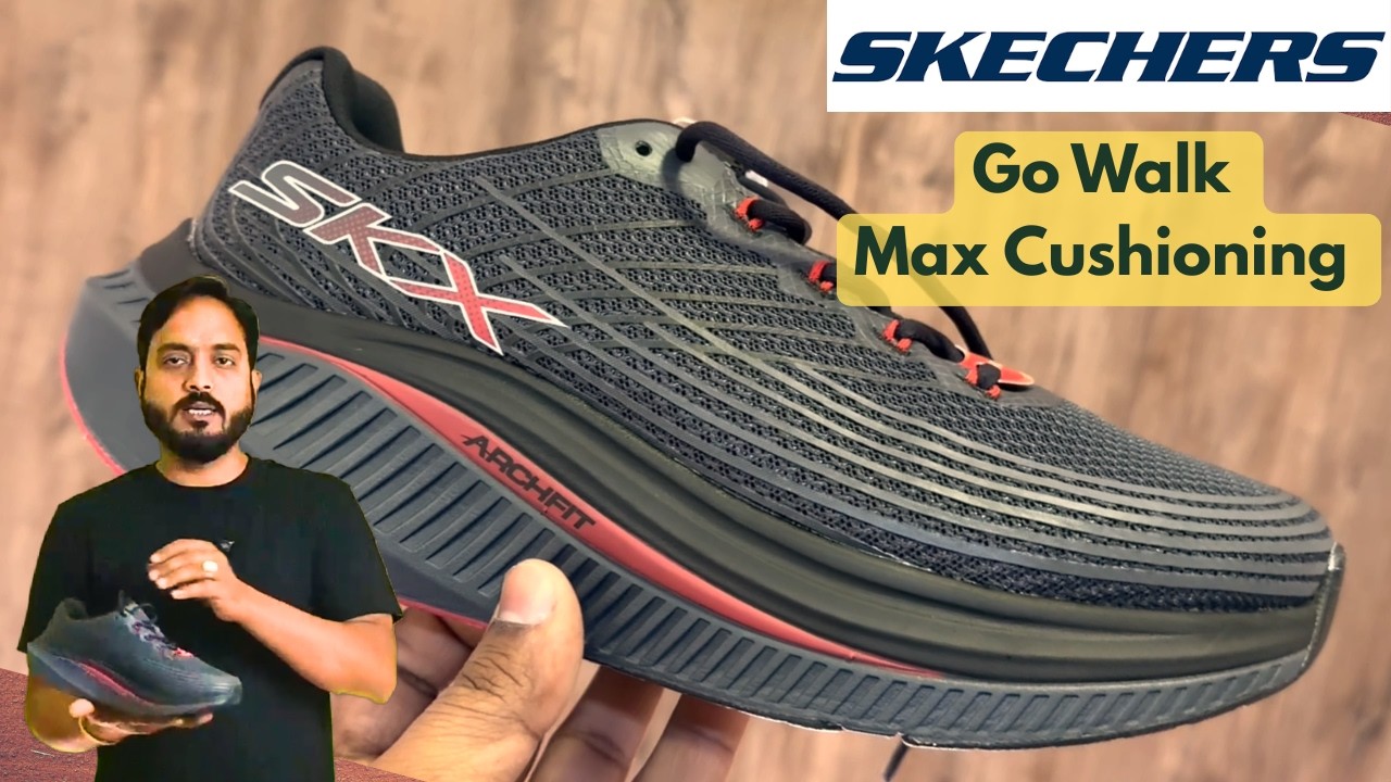 💯 Skechers Go Walk Max Arch Fit Review 🏃‍♂️ | Max Cushioning Running Shoes at ₹11,999 👟✨