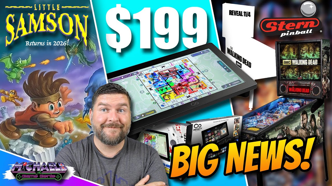 Распродажа игрового поля Arcade1Up Infinity, Stern Pinball The Walking Dead Remastered и Little S...