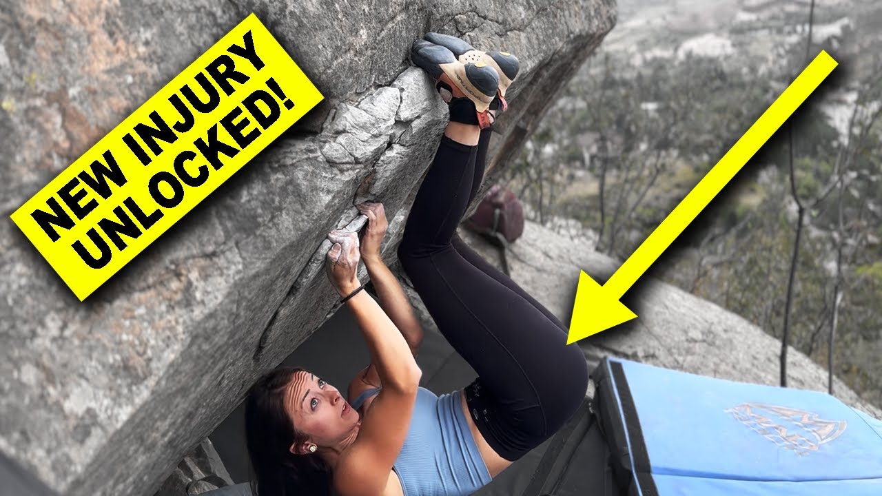 climber's butt is real... our injury experience