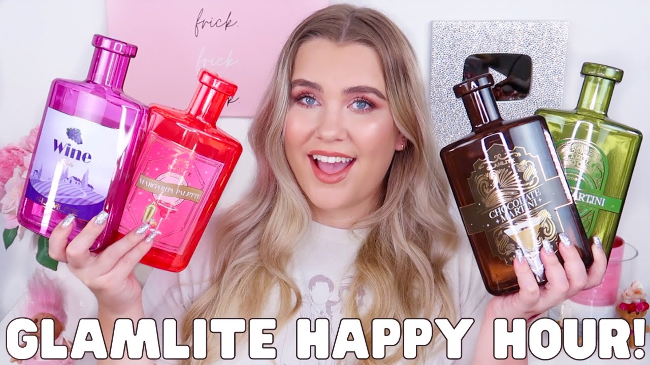 COCKTAIL EYESHADOW PALETTES! GLAMLITE HAPPY HOUR! | Paige Koren