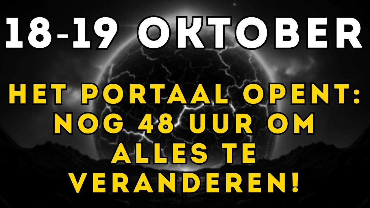 De WAARHEID over 18 & 19 oktober: Een totale EMOTIONELE RESET in 48 uur.