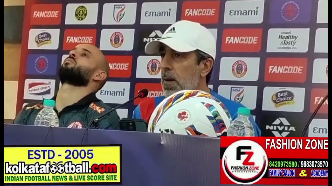 PRESS MEET - EAST BENGAL FC COACH BEFORE FACING NORTH EAST UNITED FC TOMORROW