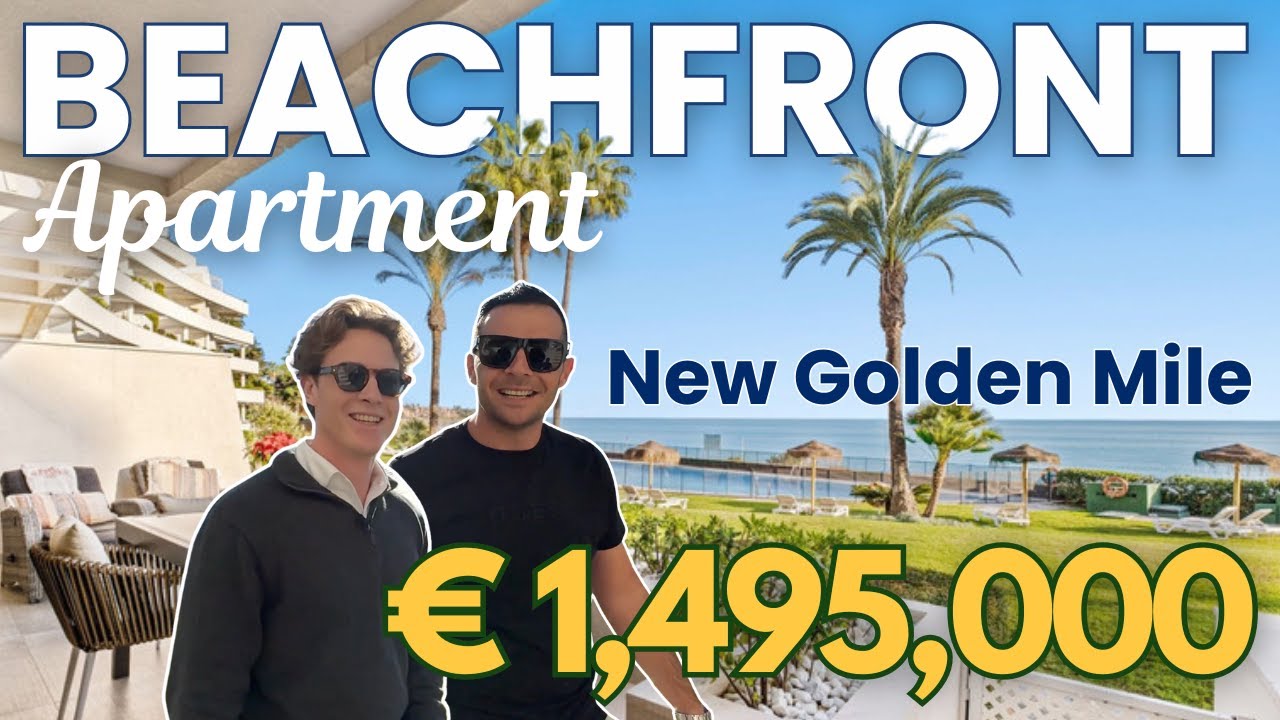 Tour this Fully Renovated Beachfront Apartment on the New Golden Mile - €1,495,000 | R4907821