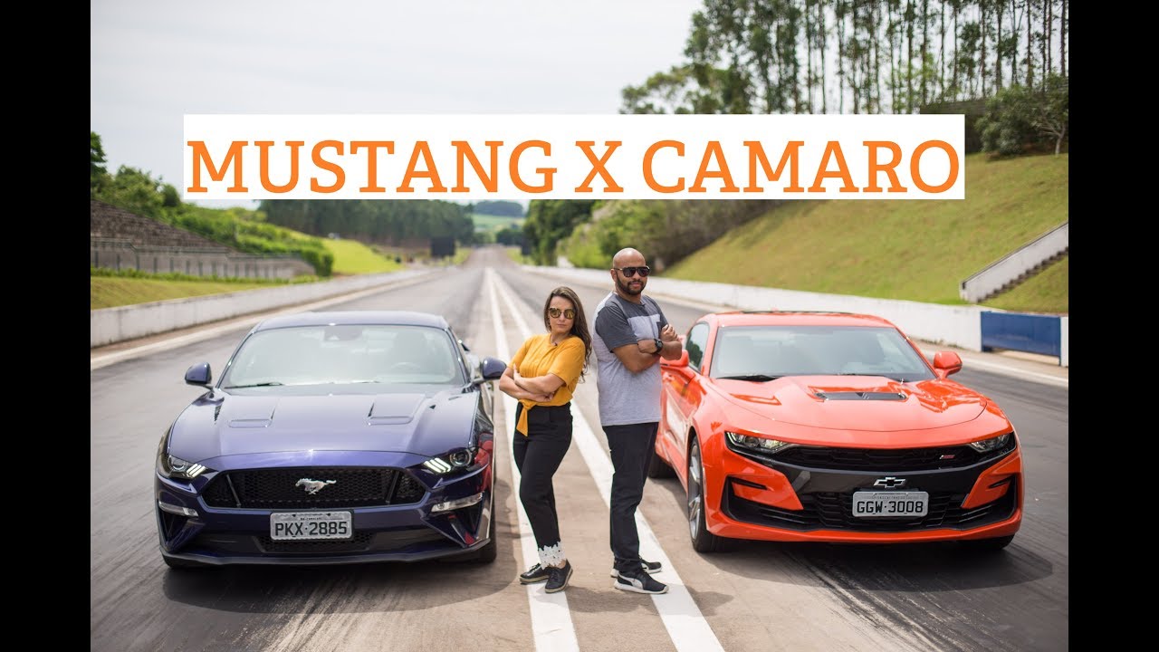 Camaro e Mustang vão para a pista de arrancada - comparativo