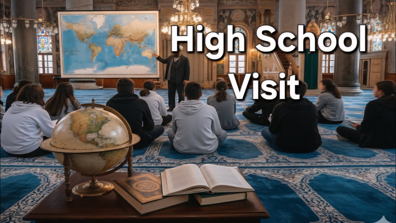High School Geography class visited our Mosque