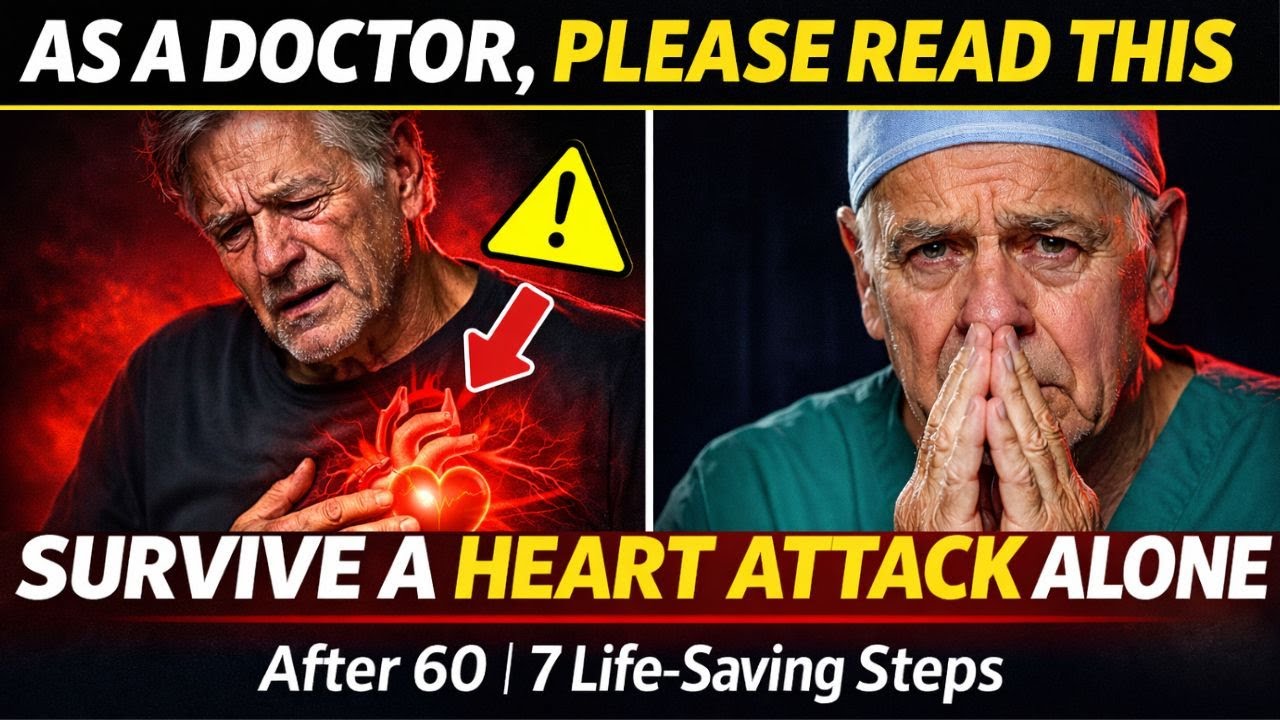 How to Survive a Heart Attack Alone After 60 - 7 Life Saving Tips  | Senior Health Tips