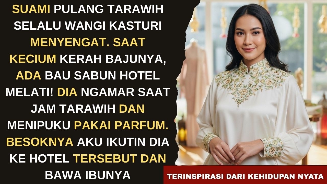 SETIAP PULANG TARAWIH SELALU WANGI KASTURI, AKU DAN MERTUA DIAM-DIAM IKUTI DIA UNTUK CARI KEBENARAN