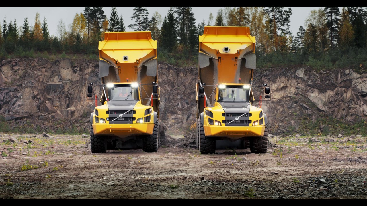 Dumper Volvo A45G vs A45G FS - The Race