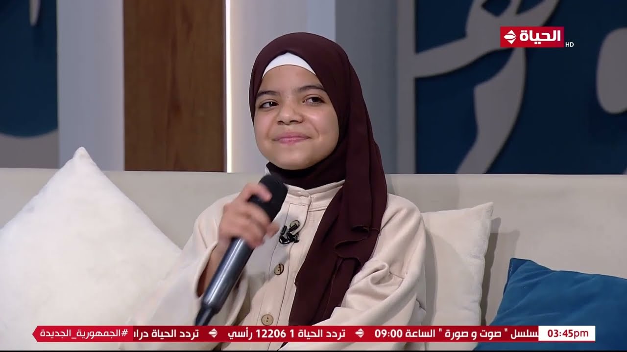 المنشد جنى إيهاب في ضيافة 