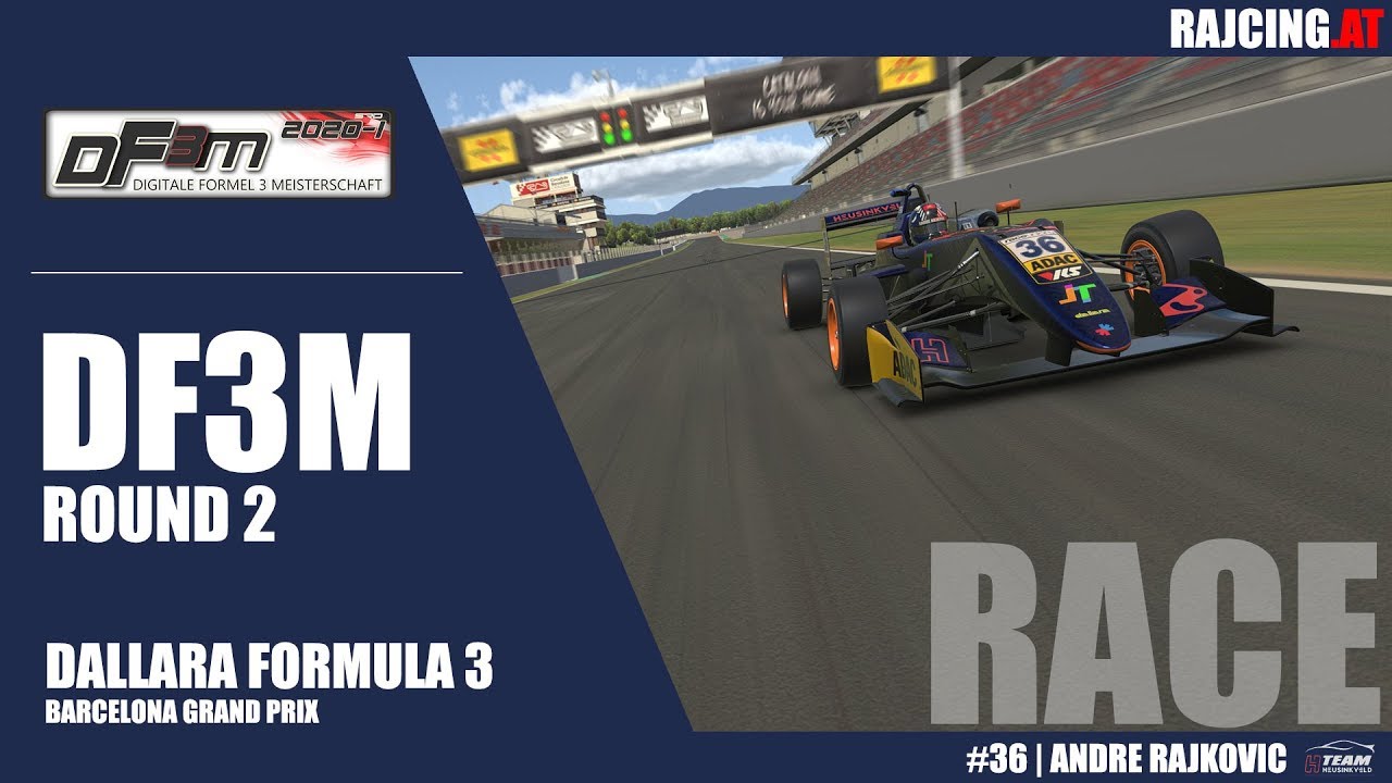 2 // DF3M | Barcelona | Dallara Formula 3 | Team Heusinkveld | A.Rajkovic | Onboard