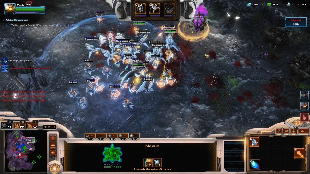 SC2 Co-Op Dead of Night, Fenix GamePlay [Prestige : Unconquered Spirit]