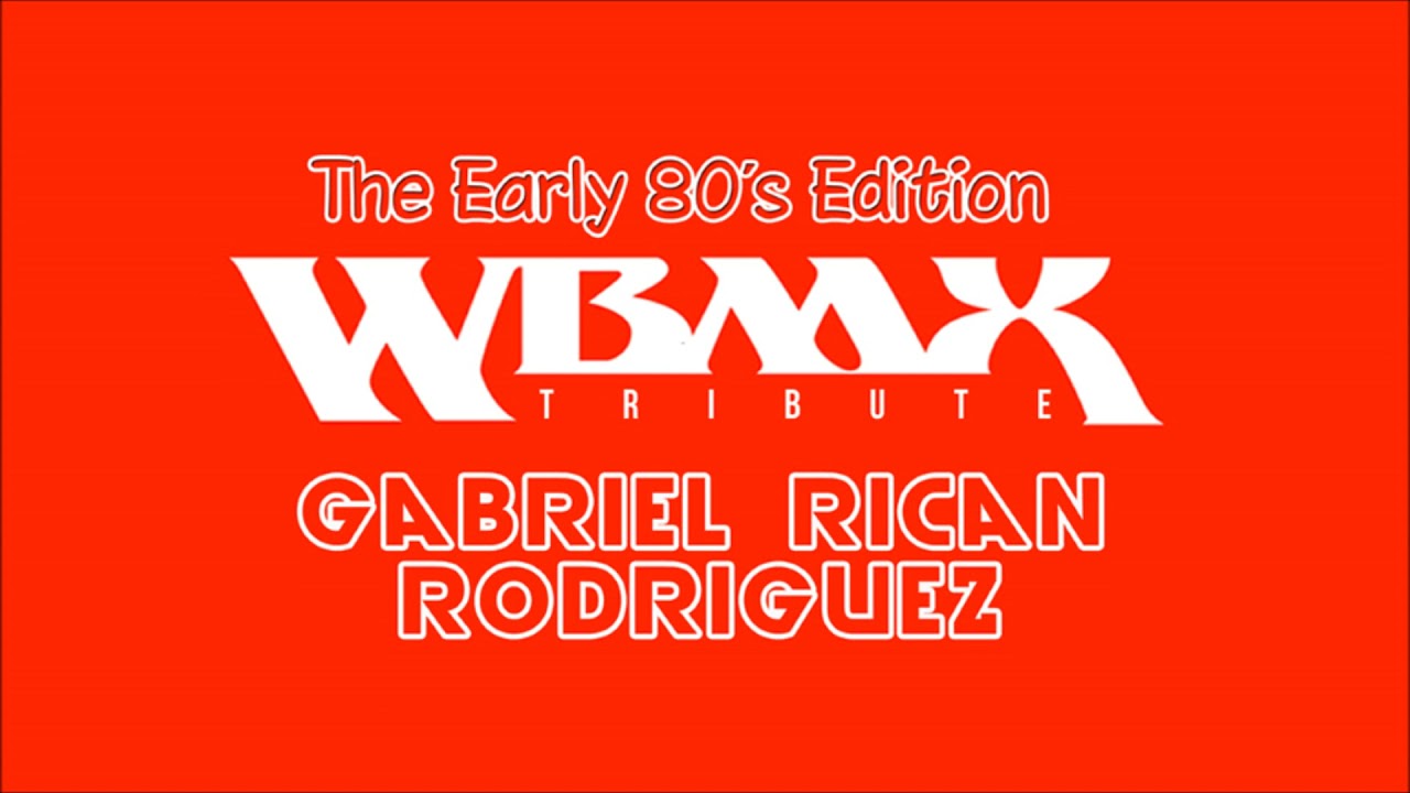 WBMX Tribute (Early 80's Edition) - Gabriel Rican Rodriguez (Chicago) #WBMX #WGCI #WCYC #WCRX