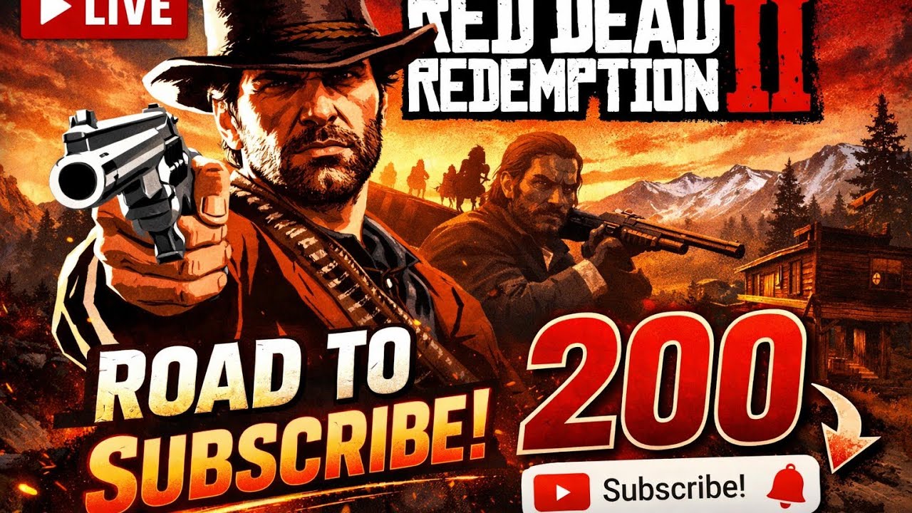 rdr2 live | malayalam| road to 200| part-3
