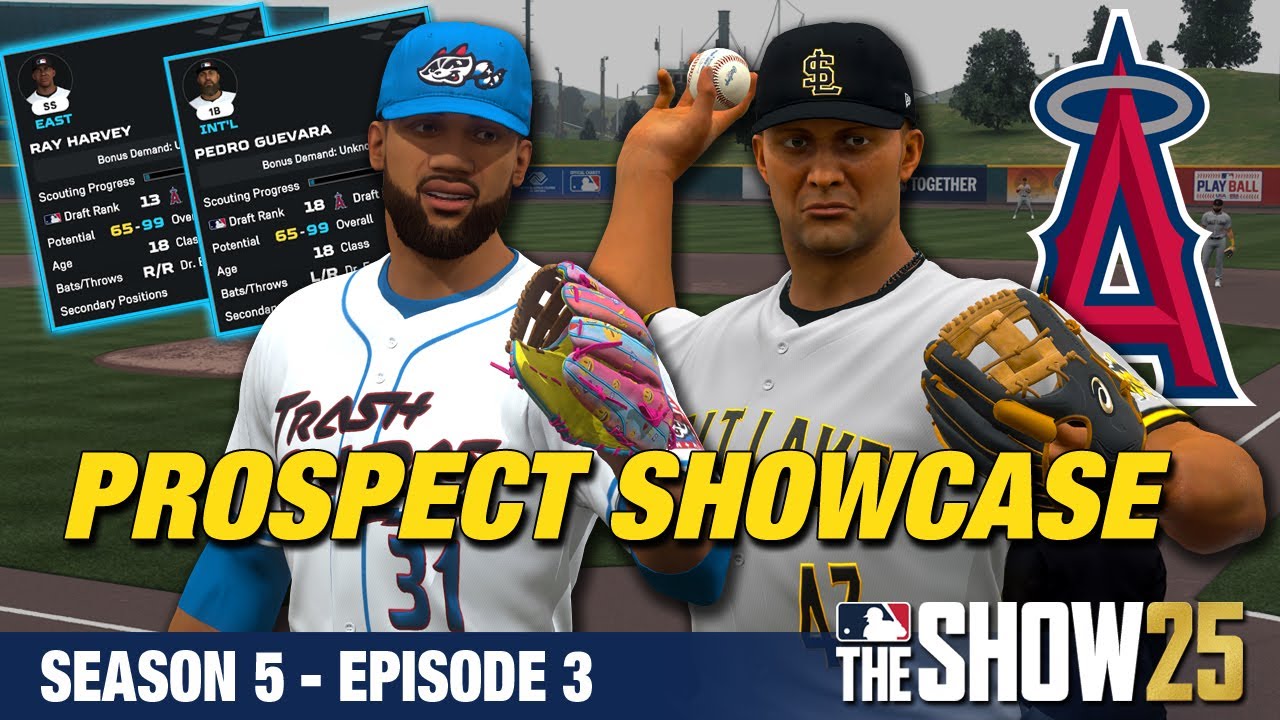 Showcasing Two Top Pitching Prospects - Angels Draft-Only Franchise - MLB 25