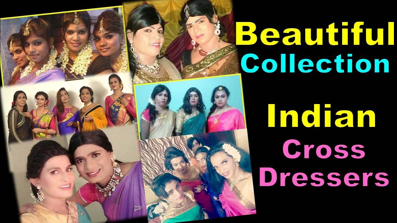 Indian Crossdresser || Male to Female Makeup || Men in Saree || Lady Getup || Crossdressing in Saree