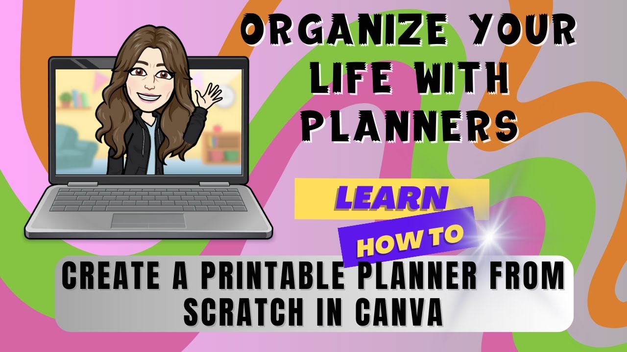 Create a Planner With Me in CANVA, Create a Printable Planner to Organize Your Life