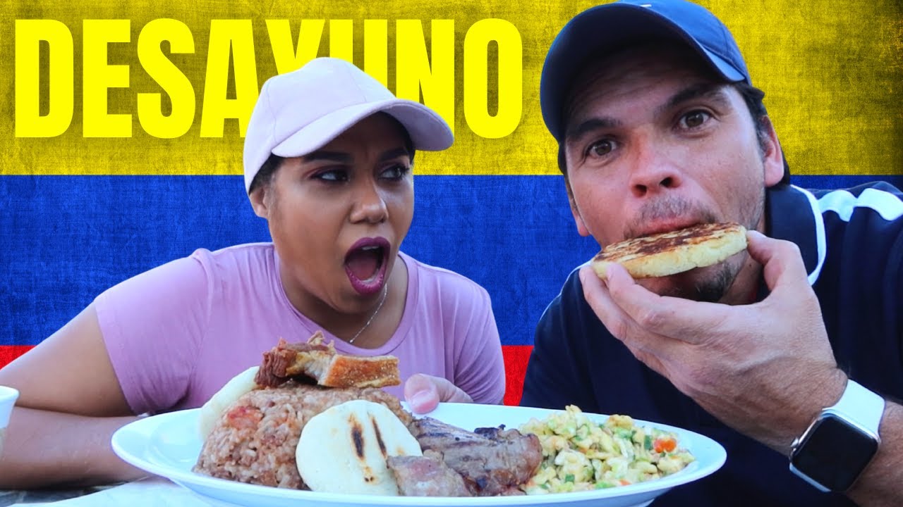 ASÍ ES UN DESAYUNO TÍPICO COLOMBIANO (NO ESPERABAMOS COMER ESTO!!!)