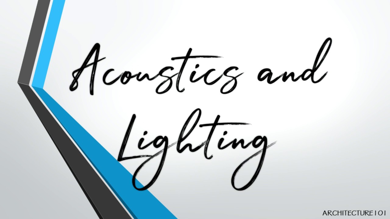 Architecture Licensure Exam Sample Questions - Acoustics and Lighting